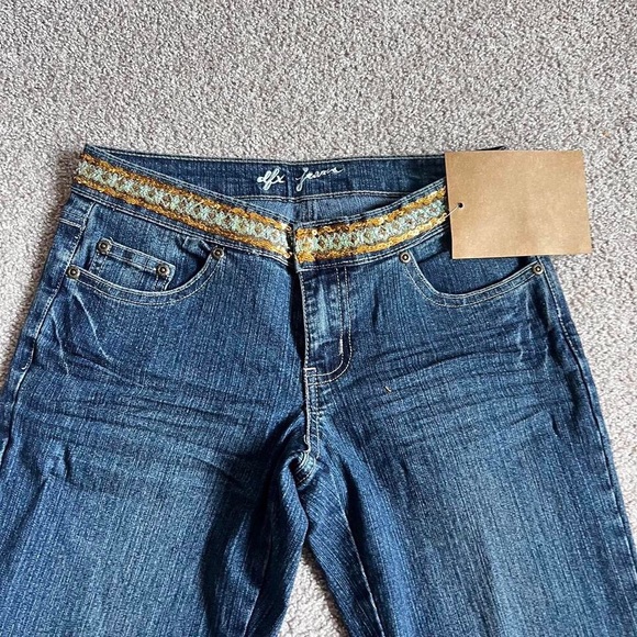 NWT Deadstock Vintage Y2K dfx Wide Leg Mid Rise - Picture 4 of 5